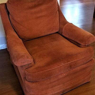Lot #105  Ethan Allen Upholstered Armchair - 1970's