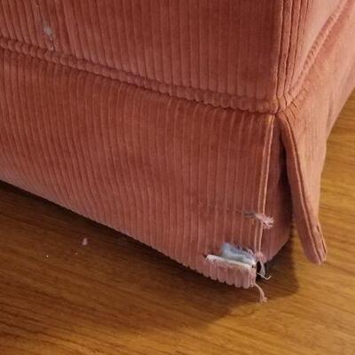 Lot #106  Ethan Allen Upholstered Tuft-Back sofa - 1970's