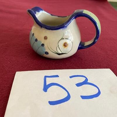 Lot 53 - Stoneware Pottery little pitcher