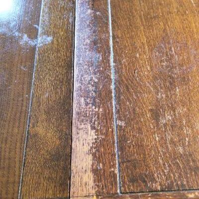 Lot #122 Vintage Dining room set - oak - 6 chairs