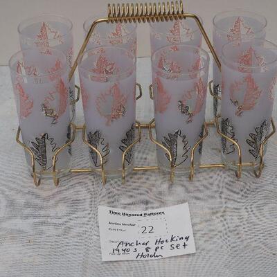 Lot 22 * Anchor Hockings drinking glasses