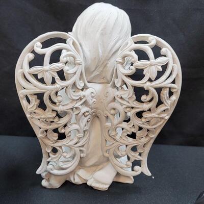 Lot 45: Rouse kissing angels, unpainted unfired ceramic Angel, Lighthouses and more