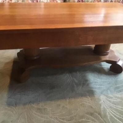 H - 731 Antique Wooden Brandt Tables Coffee Table