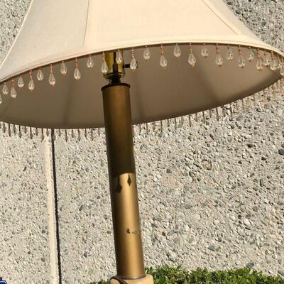 Light Wood Side Table Lamp YD#020-1220-00057