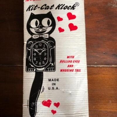 Lot 29. Kit-Cat Clock--$30