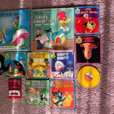 Lot 30. Lot of childrenâ€™s records and books on tape--$30