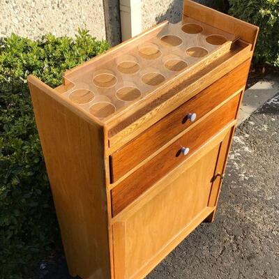 Mixed Finish Wood Mini-bar or dental cabinet YD#020-1220-00009