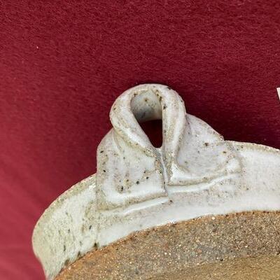 Lot 58 - Stoneware Pottery Bowl with handles