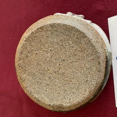 Lot 58 - Stoneware Pottery Bowl with handles