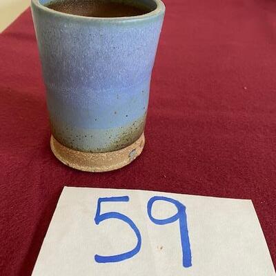 Lot 59- Stoneware Pottery Drinking Cup 
