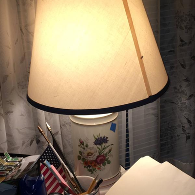 Lamp with Flowers