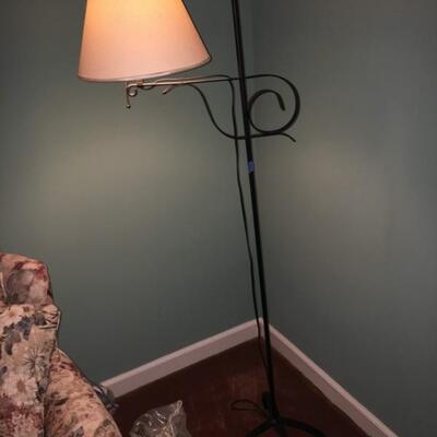 Black Metal Floor Lamp