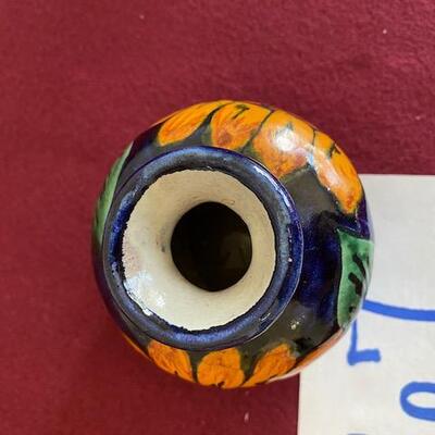Lot 67 - Stoneware Pottery Sunflower Vase