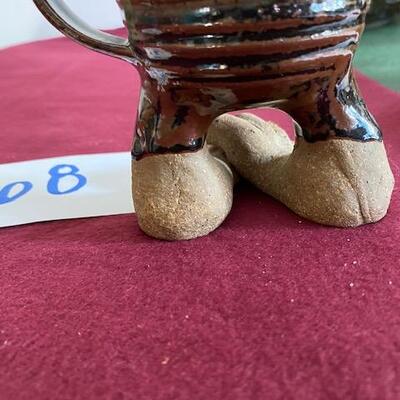 Lot 68 - Stoneware Pottery Mug with Feet