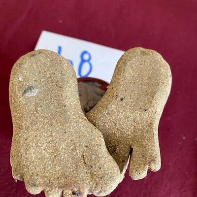 Lot 68 - Stoneware Pottery Mug with Feet
