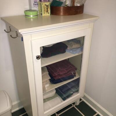 White Bathroom Storage Cabinet