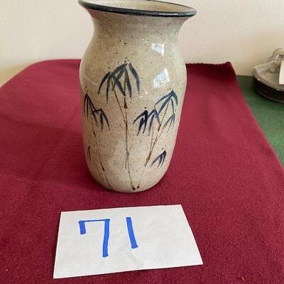 Lot 71 - Stoneware Pottery Vase