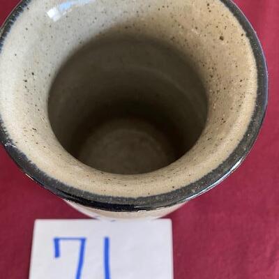 Lot 71 - Stoneware Pottery Vase