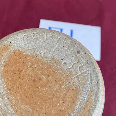 Lot 71 - Stoneware Pottery Vase