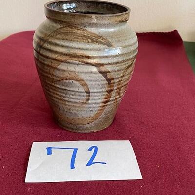 Lot 72 - Stoneware Pottery Vase Mueller