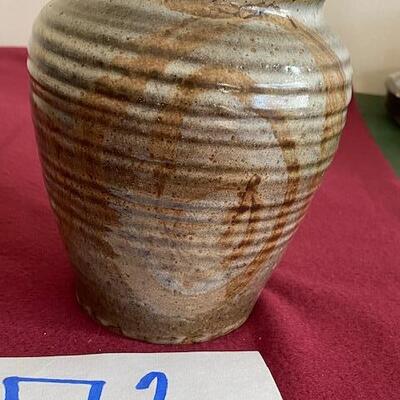 Lot 72 - Stoneware Pottery Vase Mueller