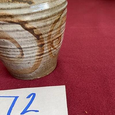 Lot 72 - Stoneware Pottery Vase Mueller