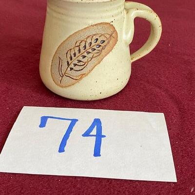 Lot 74 - Stoneware Pottery Mug 