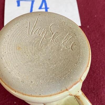 Lot 74 - Stoneware Pottery Mug 
