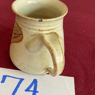 Lot 74 - Stoneware Pottery Mug 