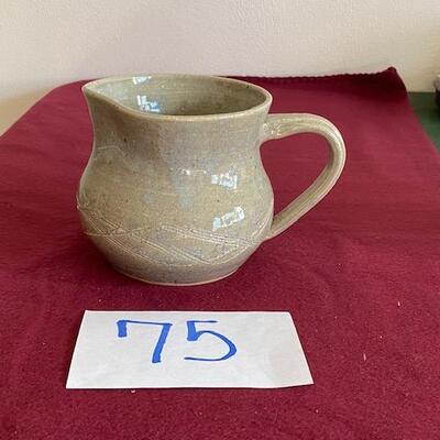 Lot 75 - Stoneware Pottery Pitcher