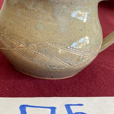 Lot 75 - Stoneware Pottery Pitcher