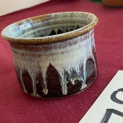 Lot 79 - Stoneware Pottery small container Steve Ashley