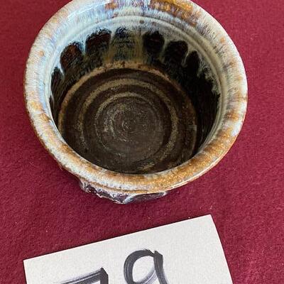 Lot 79 - Stoneware Pottery small container Steve Ashley