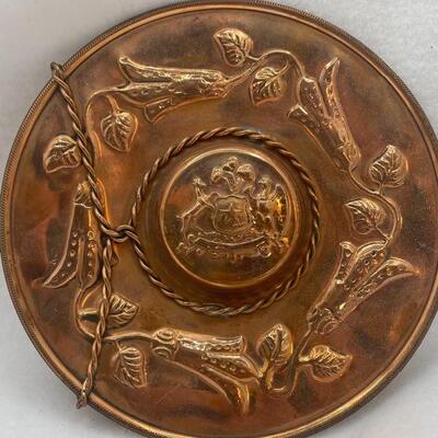 Copper wall decor 