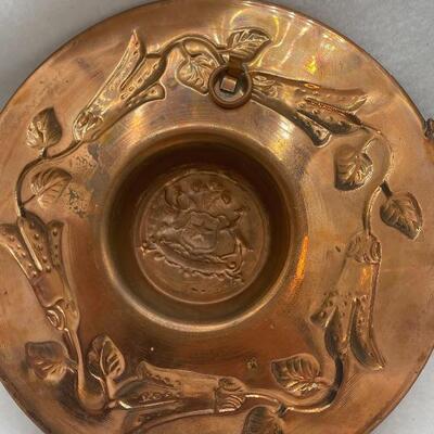 Copper wall decor 