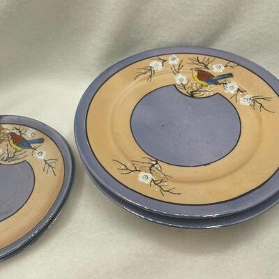 Hand painted plates 