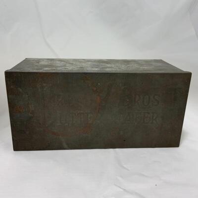 .125. ANTIQUE | Bremner Bros Butter Wafer Tin