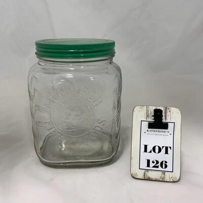 .126. VINTAGE | Monarch Finer Foods Canister