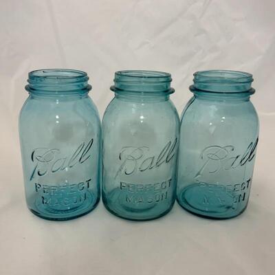 .127. Nine Ball Mason Jars | Quart Size