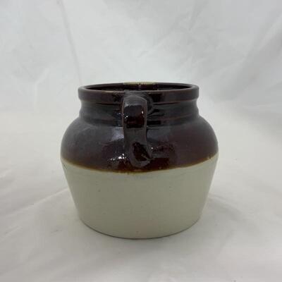 .129. VINTAGE | Red Wing | Hiebert & Franz Bean Pot | Mountain Lake, MN