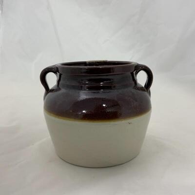 .129. VINTAGE | Red Wing | Hiebert & Franz Bean Pot | Mountain Lake, MN