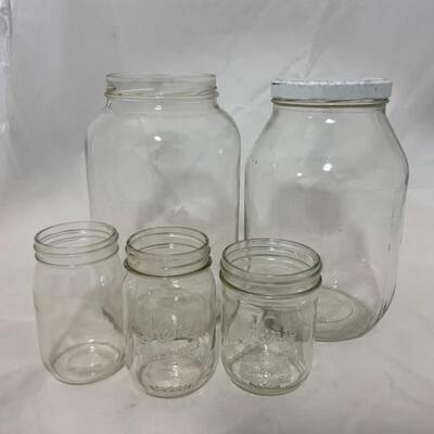 .130. Clear Canning Jars