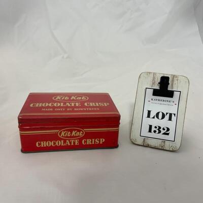 .132. ANTIQUE | 1920s | Rowntrees Kit Kat Tin