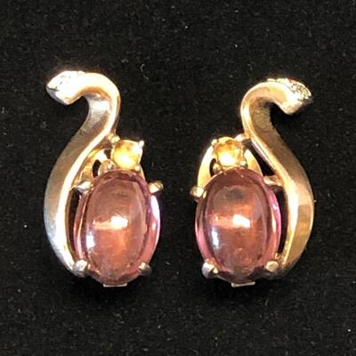 Lot 1 - Crown Trifari Clip On Earrings Pre-1955