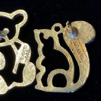 Lot 5 - Avon Bear Pin and Squirrel Pin