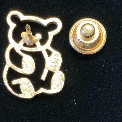 Lot 5 - Avon Bear Pin and Squirrel Pin