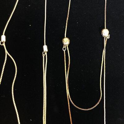 Lot 34 - Three Slide Necklaces