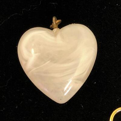 Lot 50 - Collection of Heart Pendants