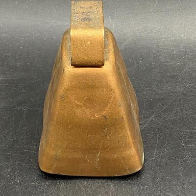 Vintage Copper Cow Bell YD#016-1120-00071