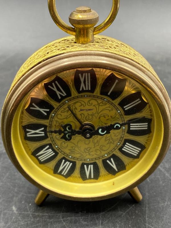 Vintage Jerger Alarm Clock Germany YD016112000074